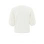 YAYA textured sleeves sweater off white