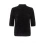 YAYA glitter furry sweater black