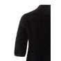 YAYA glitter furry sweater black