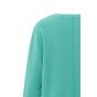 YAYA v-neck batwing sweater poolblue