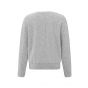 YAYA v-neck batwing sweater medium grey melange