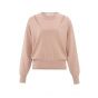 YAYA sweater deepr-neck with top dusty pink