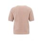 YAYA sweater raglan short sleeve dusty pink melang