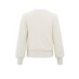 Yaya furry cardigan ls chalk white