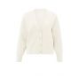 Yaya cable cardigan ls chalk white