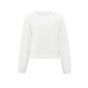 YAYA sweatshirt with slub effect off white