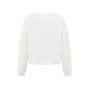 YAYA sweatshirt with slub effect off white