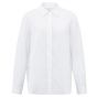 Yaya woven blouse w. black detail pure white