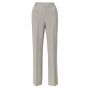 YAYA woven wide trousers elastic band dark sand