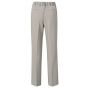 YAYA woven wide trousers elastic band dark sand