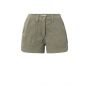 YAYA woven cargo short elastic waistband army gree