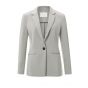 YAYA scuba blazer with stripe detail paloma grey