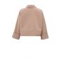 YAYA jacket heavy satin short oversized dusty pink