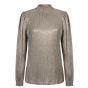 Aaiko tory metallic top gold