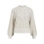 Object objnova stella cable knit pullover hummus