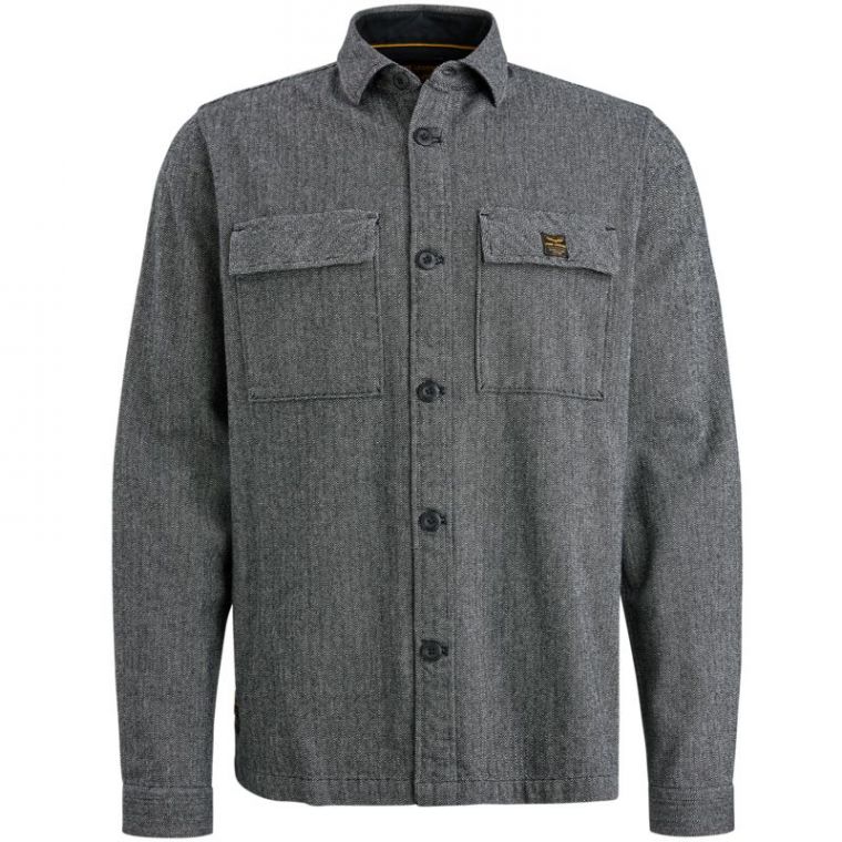 Pme legend long sleeve shirt tweedlook black onyx