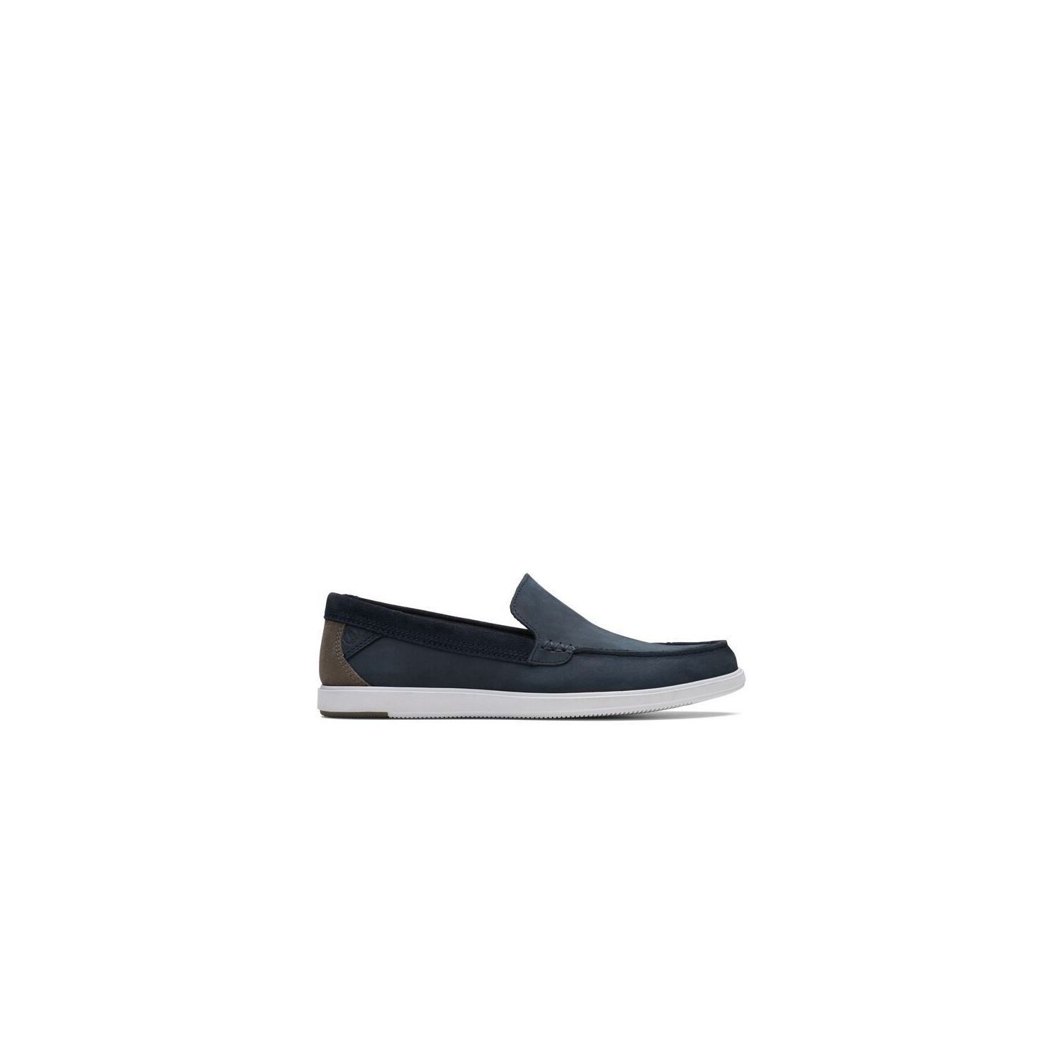 Clarks Bratton Loafer Navy Nubuck