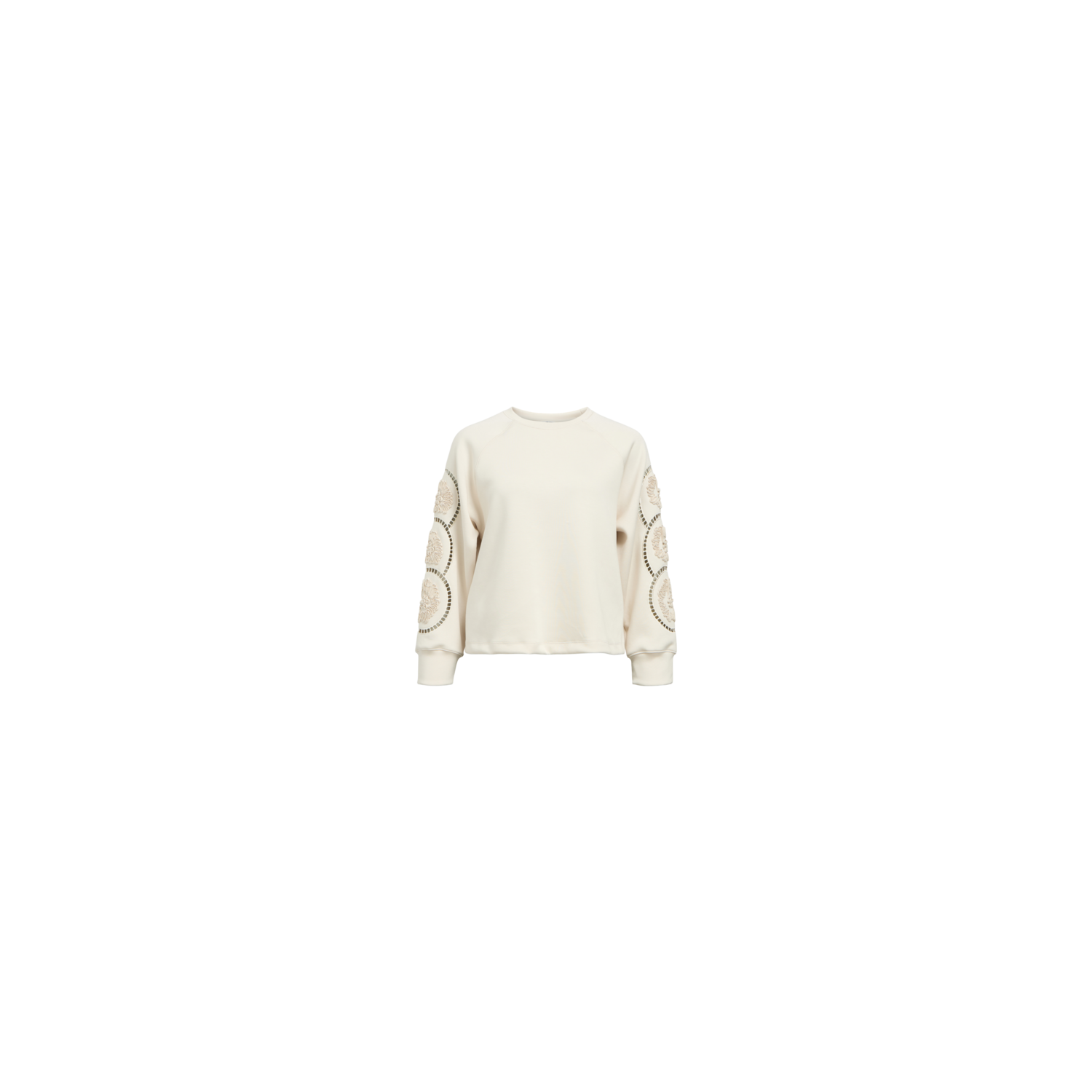 Object objdorina lo l/s sweat top white sand