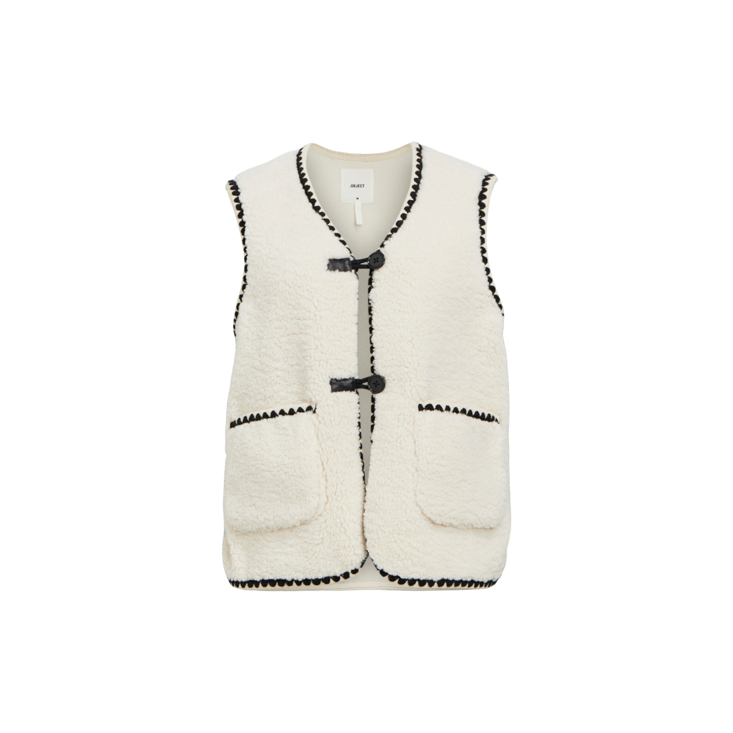 Object objpauline waistcoat white sand