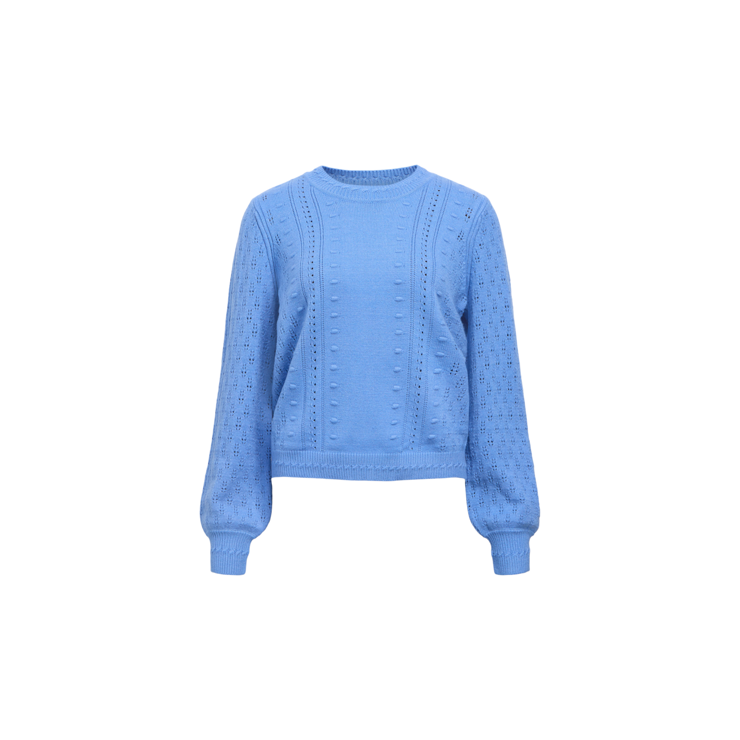 Object objingle l/s re o-neck knit noos blue