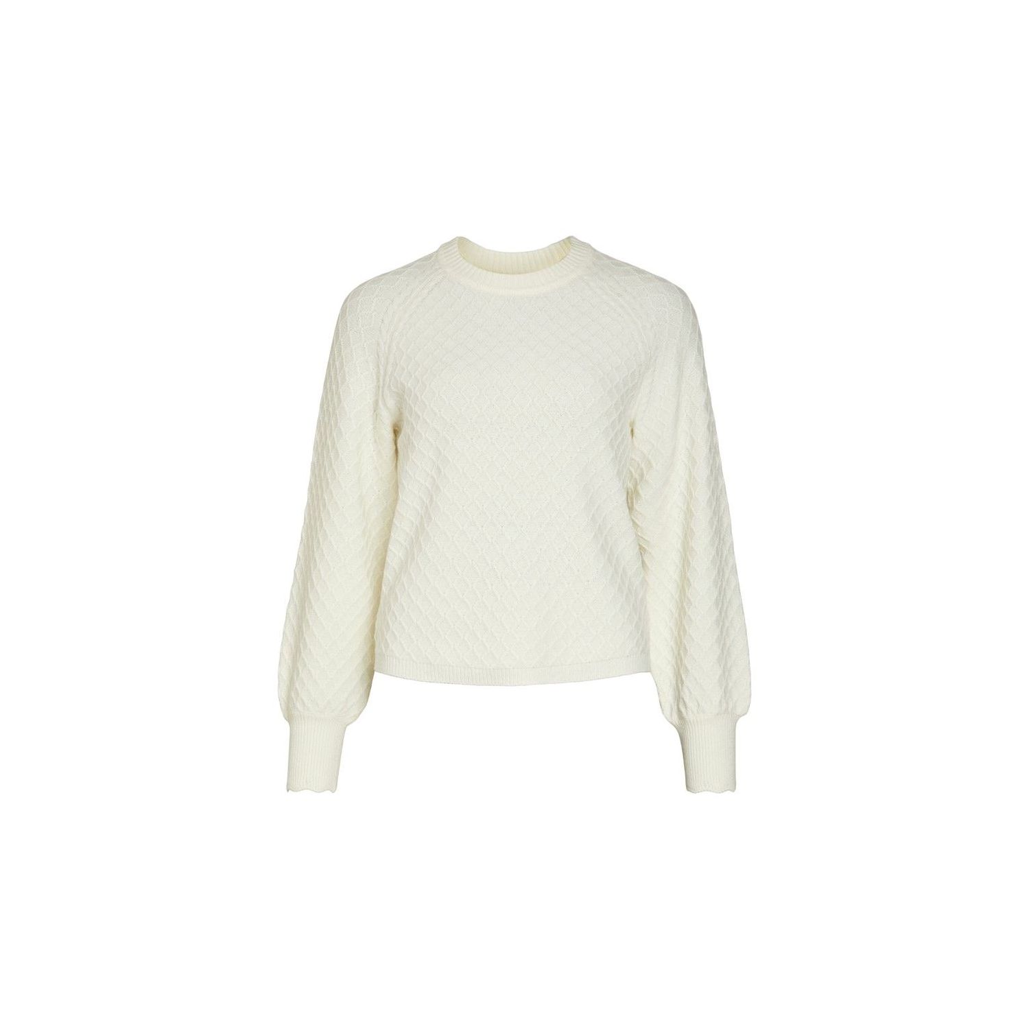 Object objnovia l/s knit pullover cloud dancer