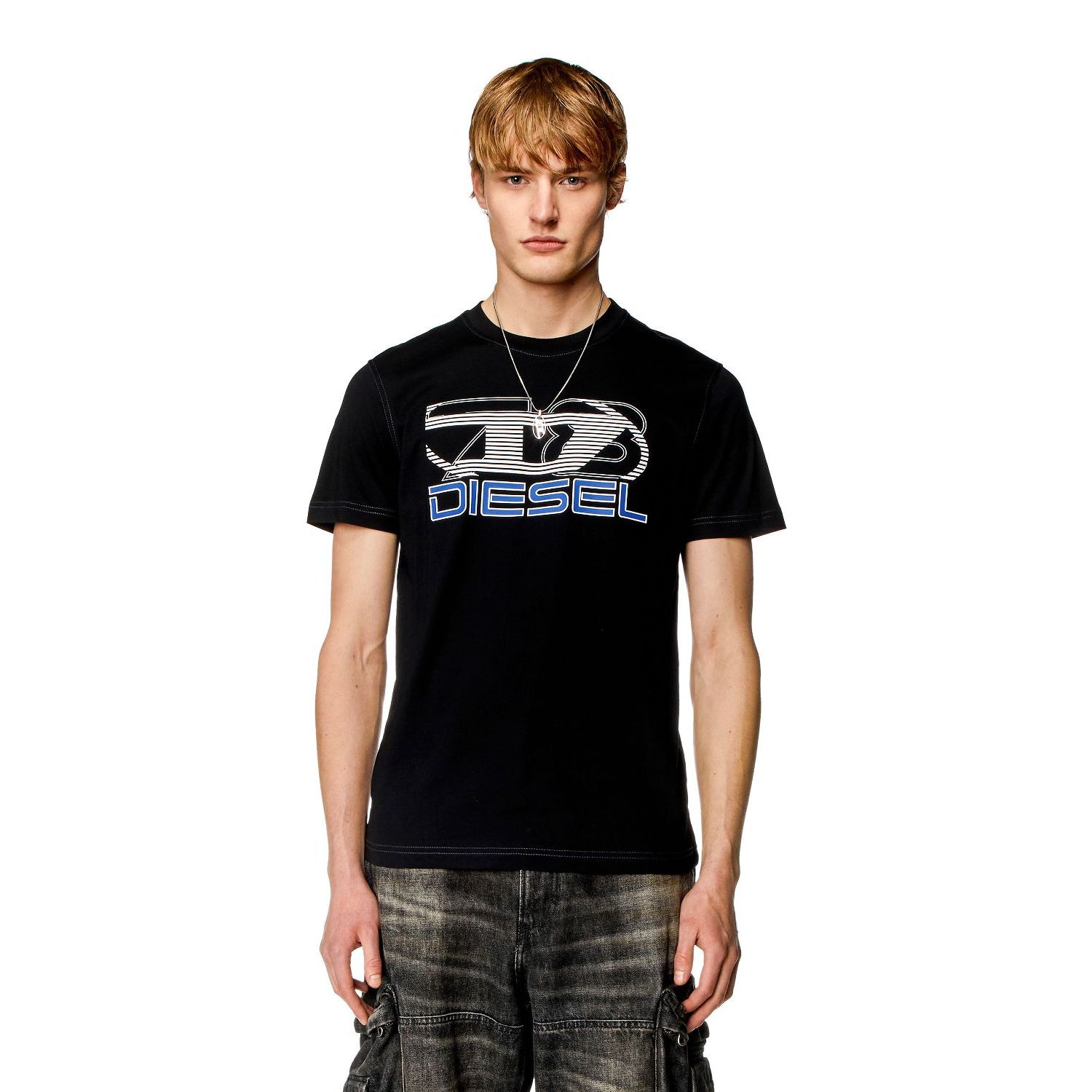 Diesel t-diegor-k74 t-shirt black