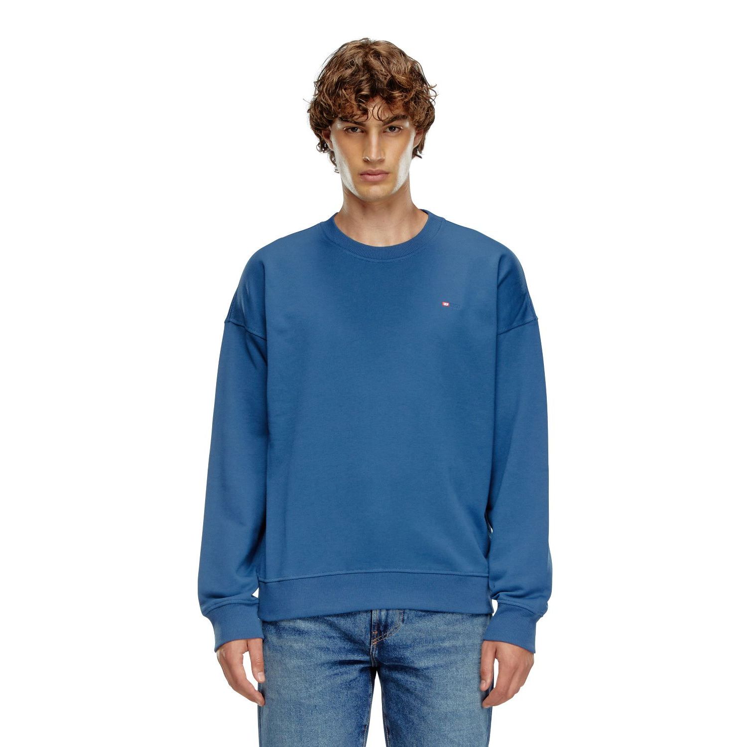 Diesel s-rob-microdiv sweater blue