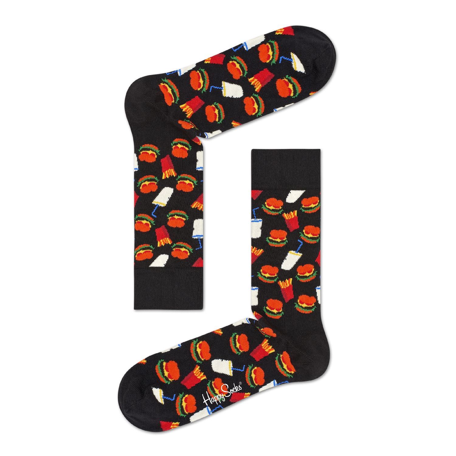 Happy Sock Hamburger Sock