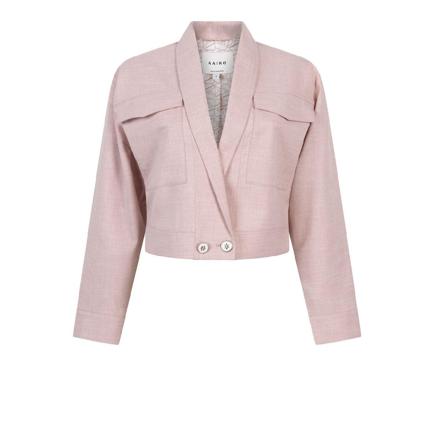 Aaiko loisa jacket twill vis blush rose