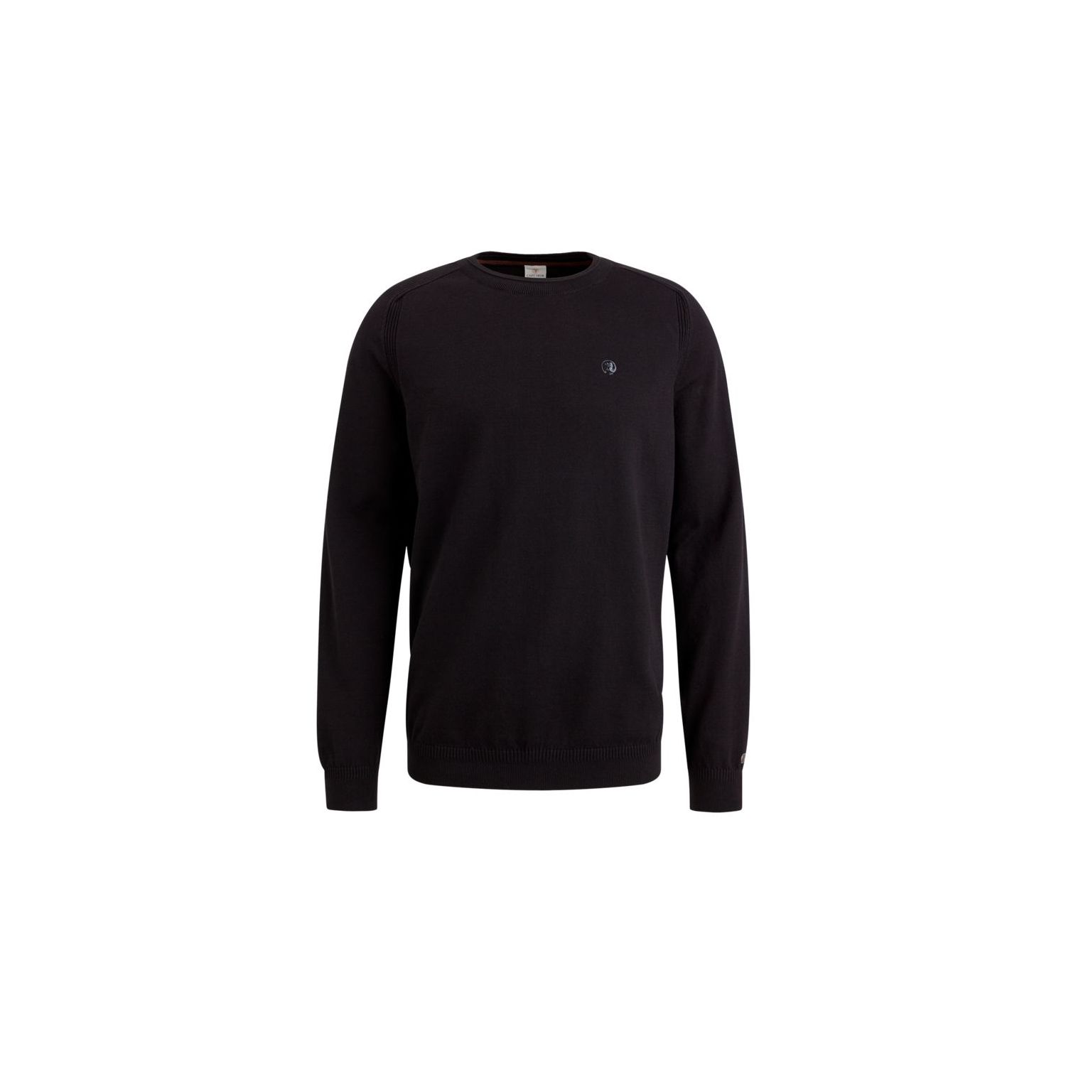 Cast Iron crewneck cotton stretch black