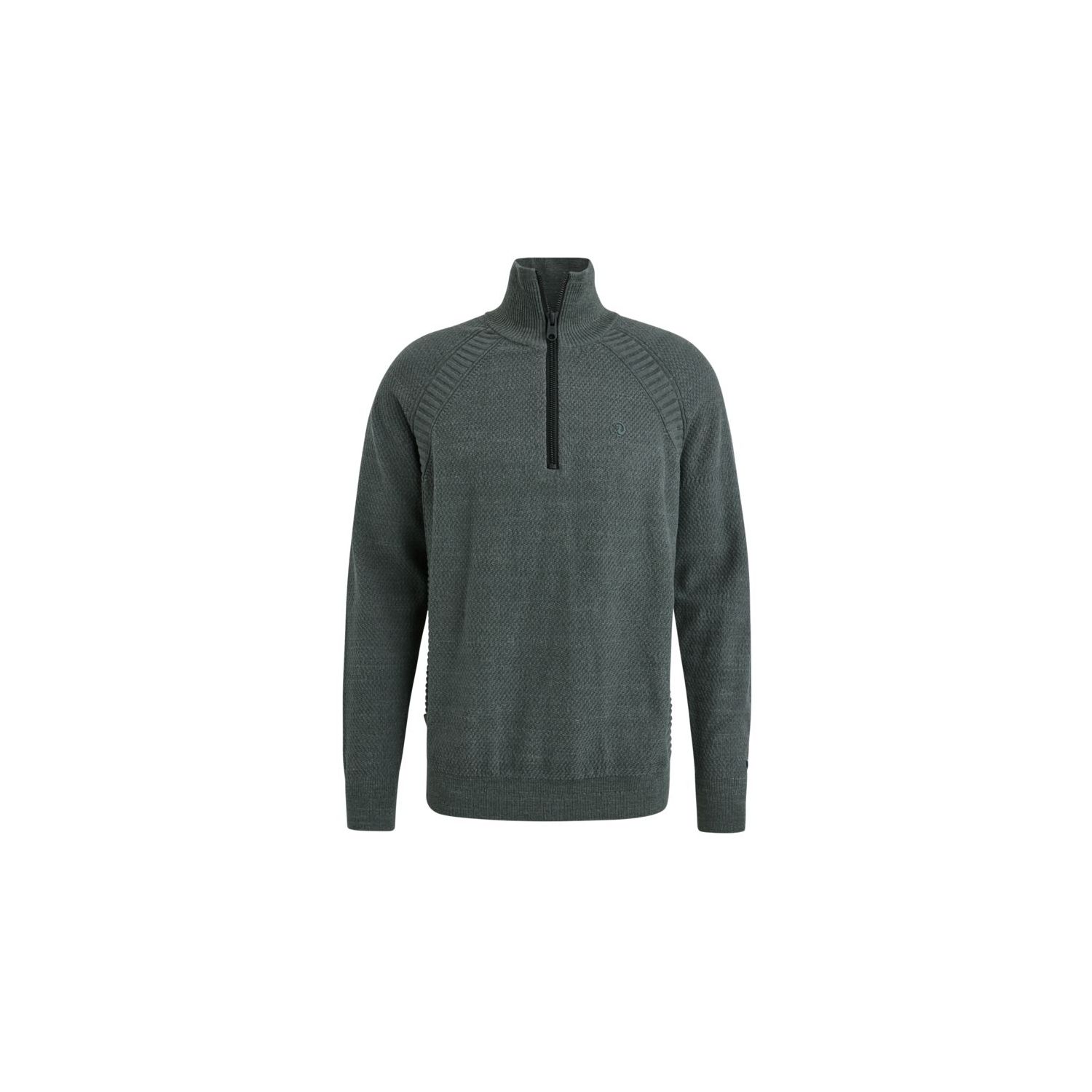 Cast iron half zip collar cotton urban chic