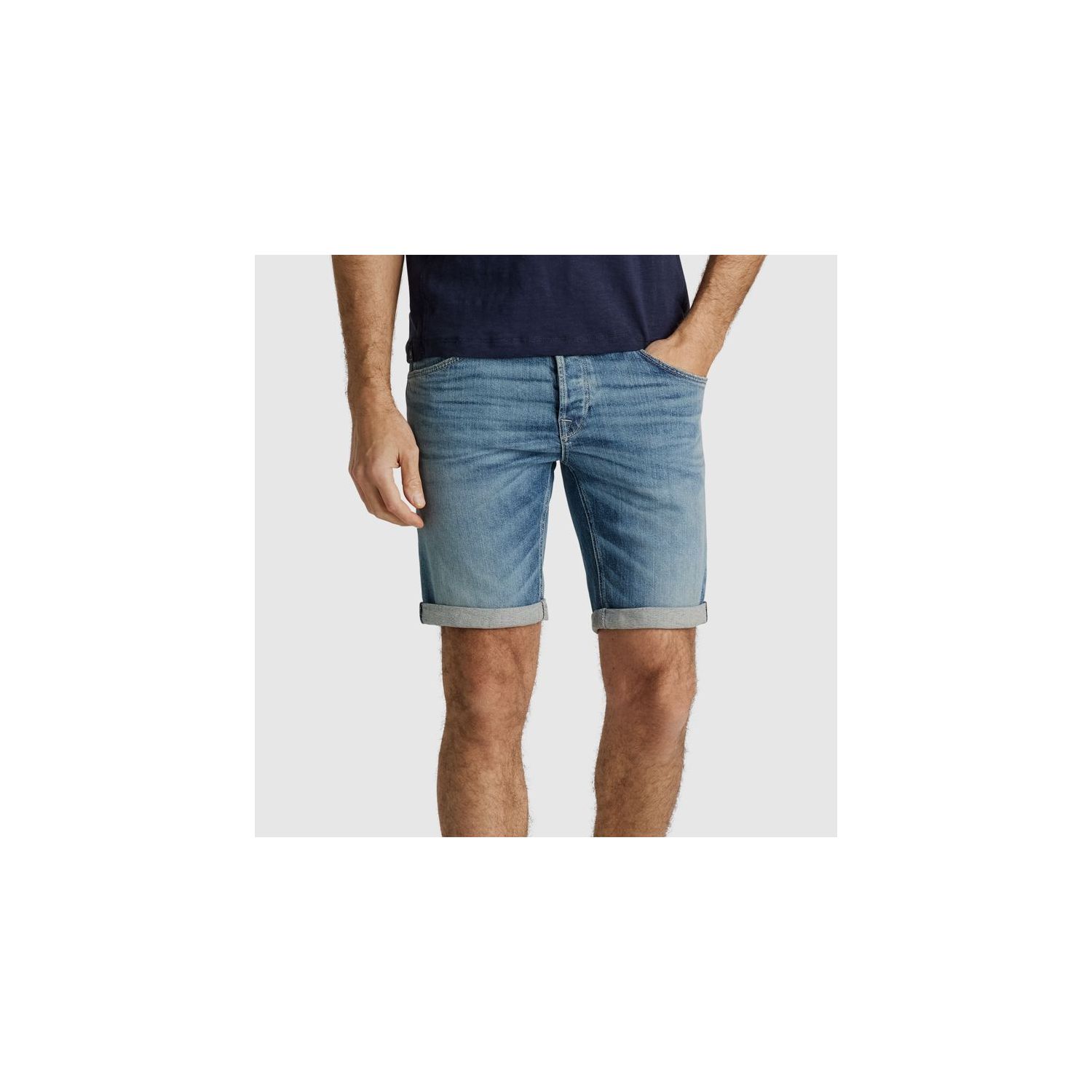 Cast iron riser denim short soft summer vintage