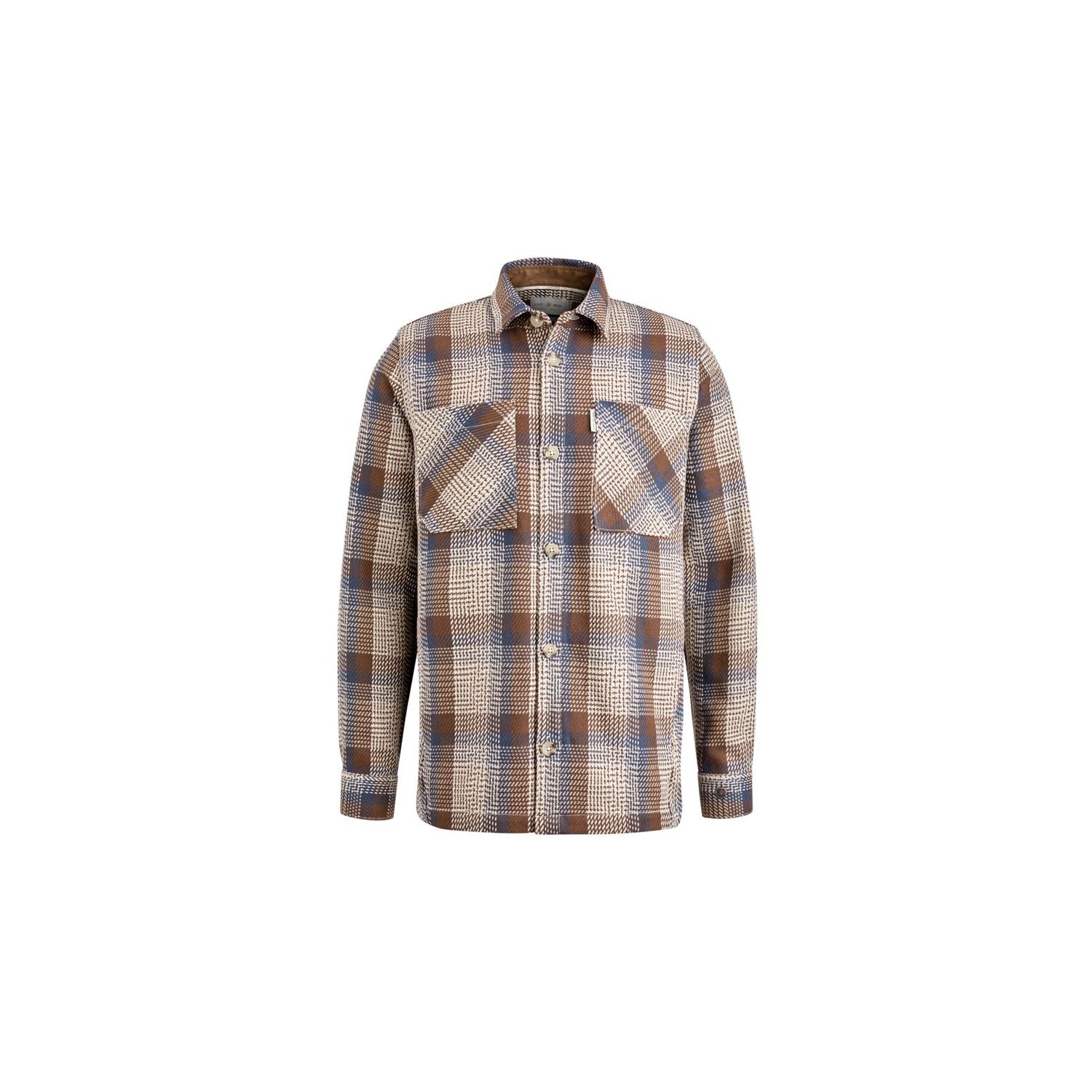 Cast Iron long sleeve shirt heavy check partridge