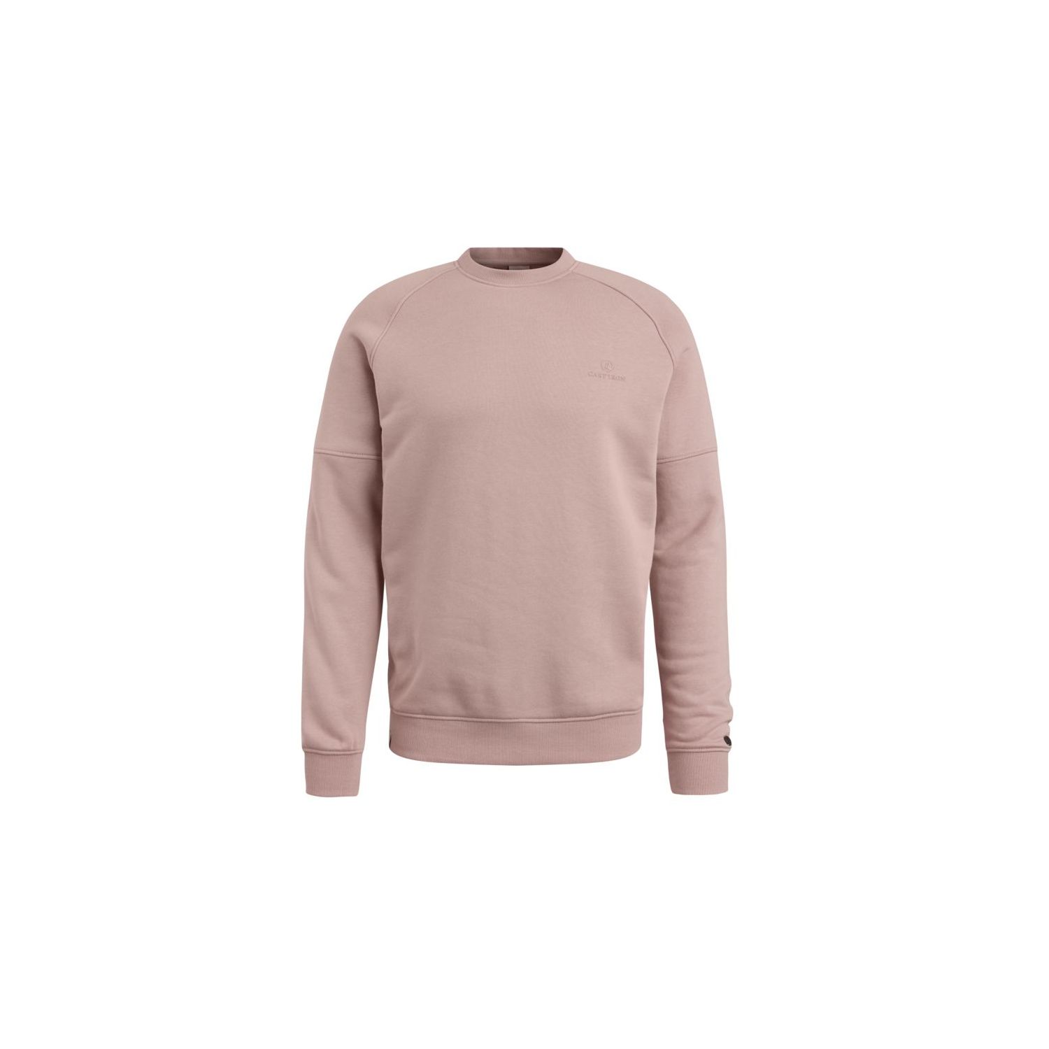 Cast Iron l/s r-neck cotton blend misty rose