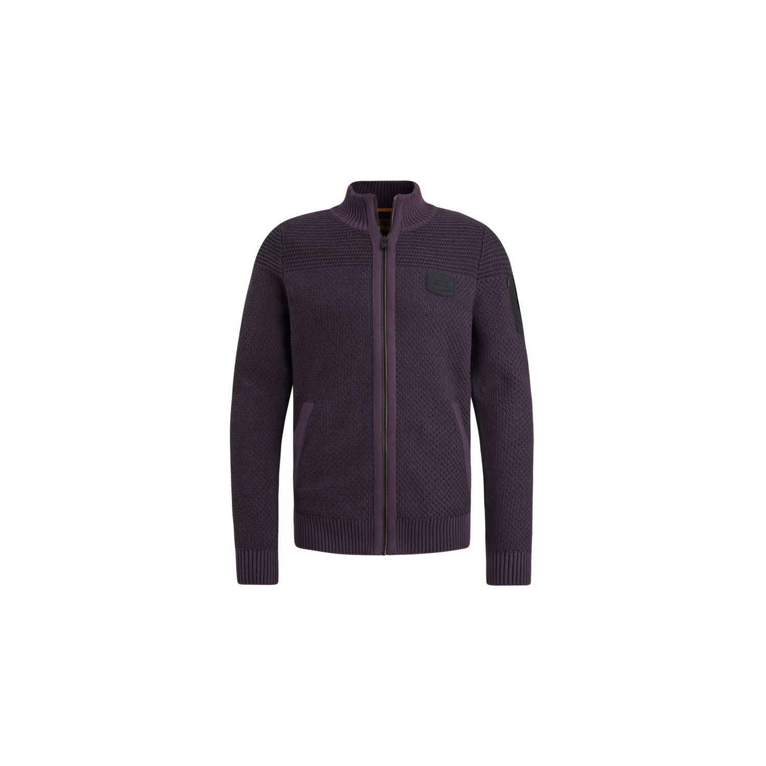 Pme legend zip jacket cotton structure plum