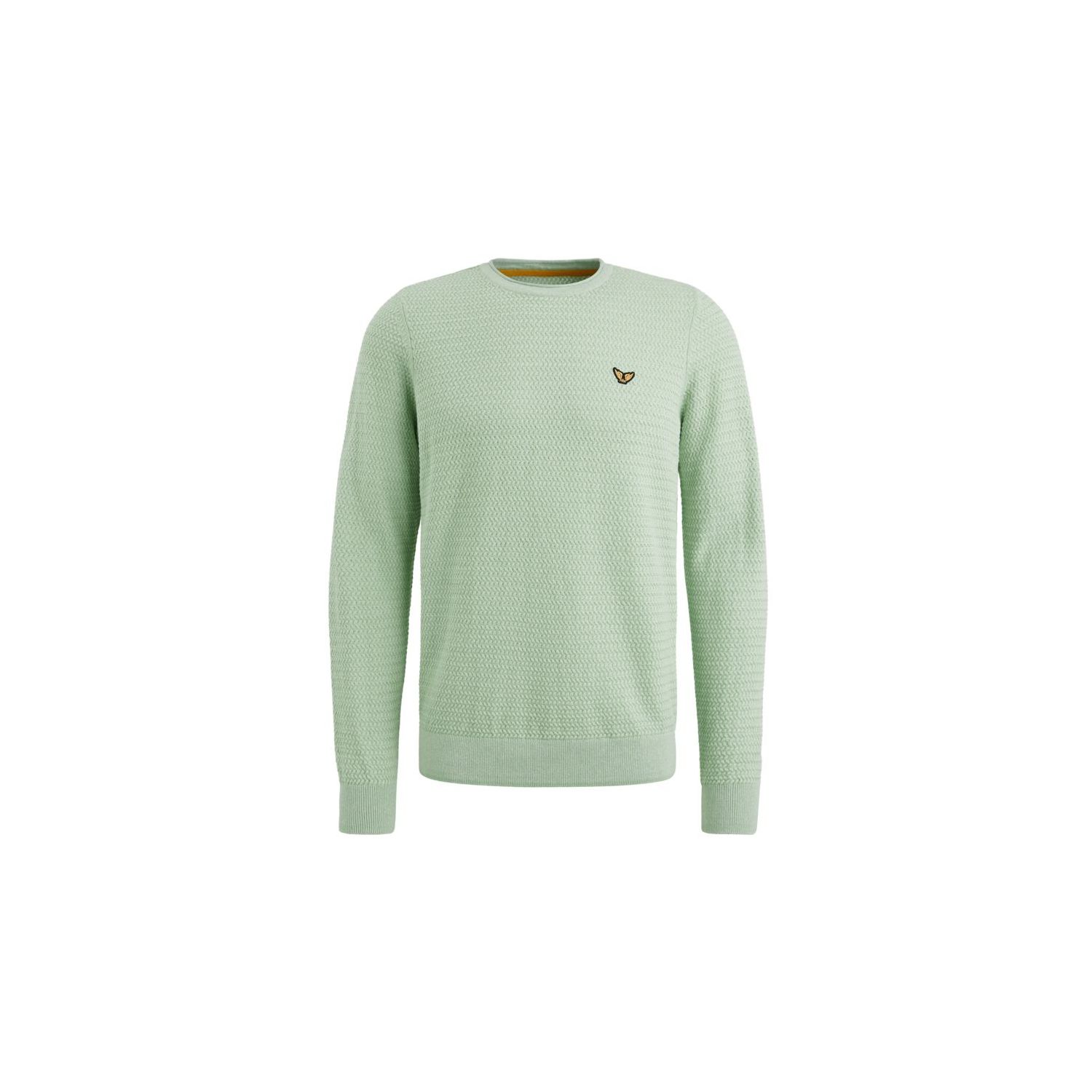 Pme legend r-neck cotton mouline quiet green