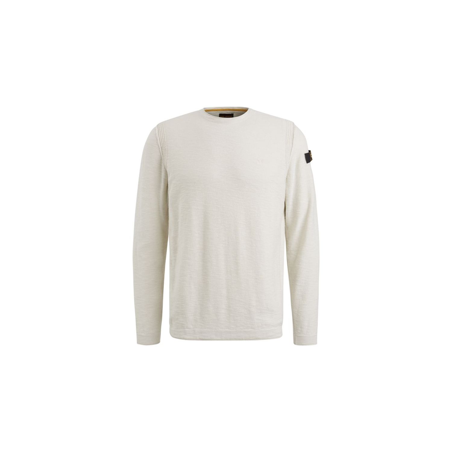 Pme legend r-neck cotton slub bone white