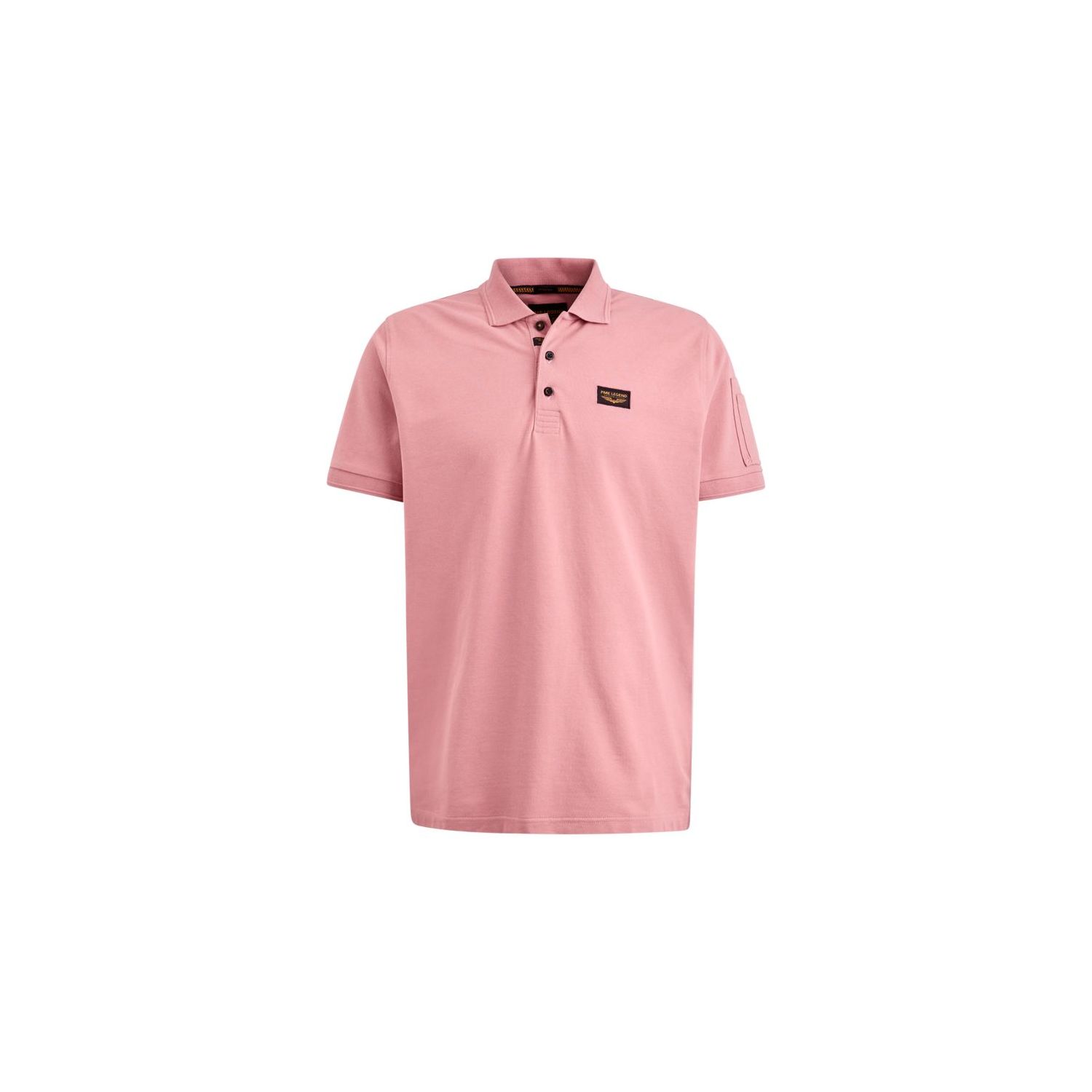 PME legend short sleeve polo trackway dusty rose