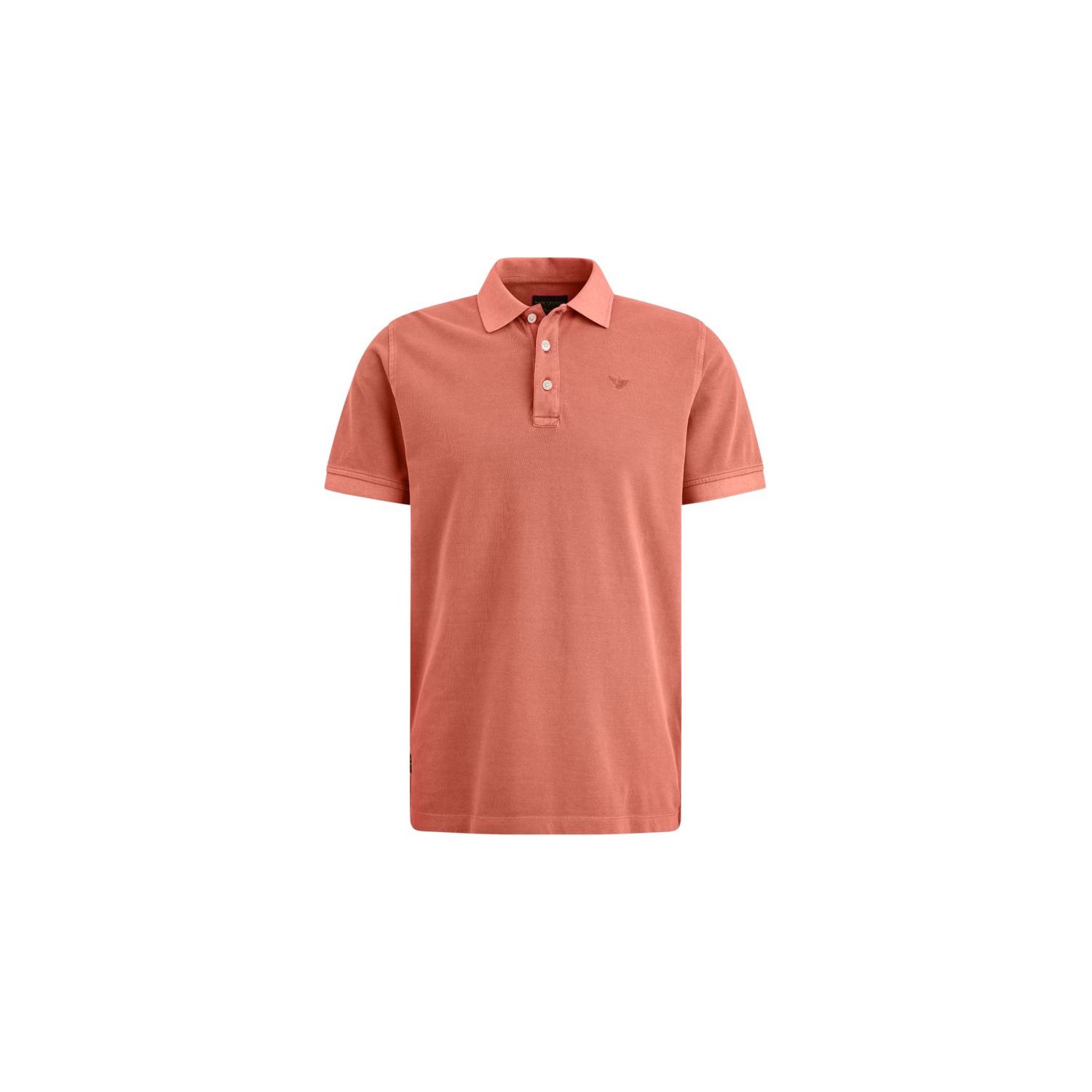 PME Legend polo pique garment dye hot coral