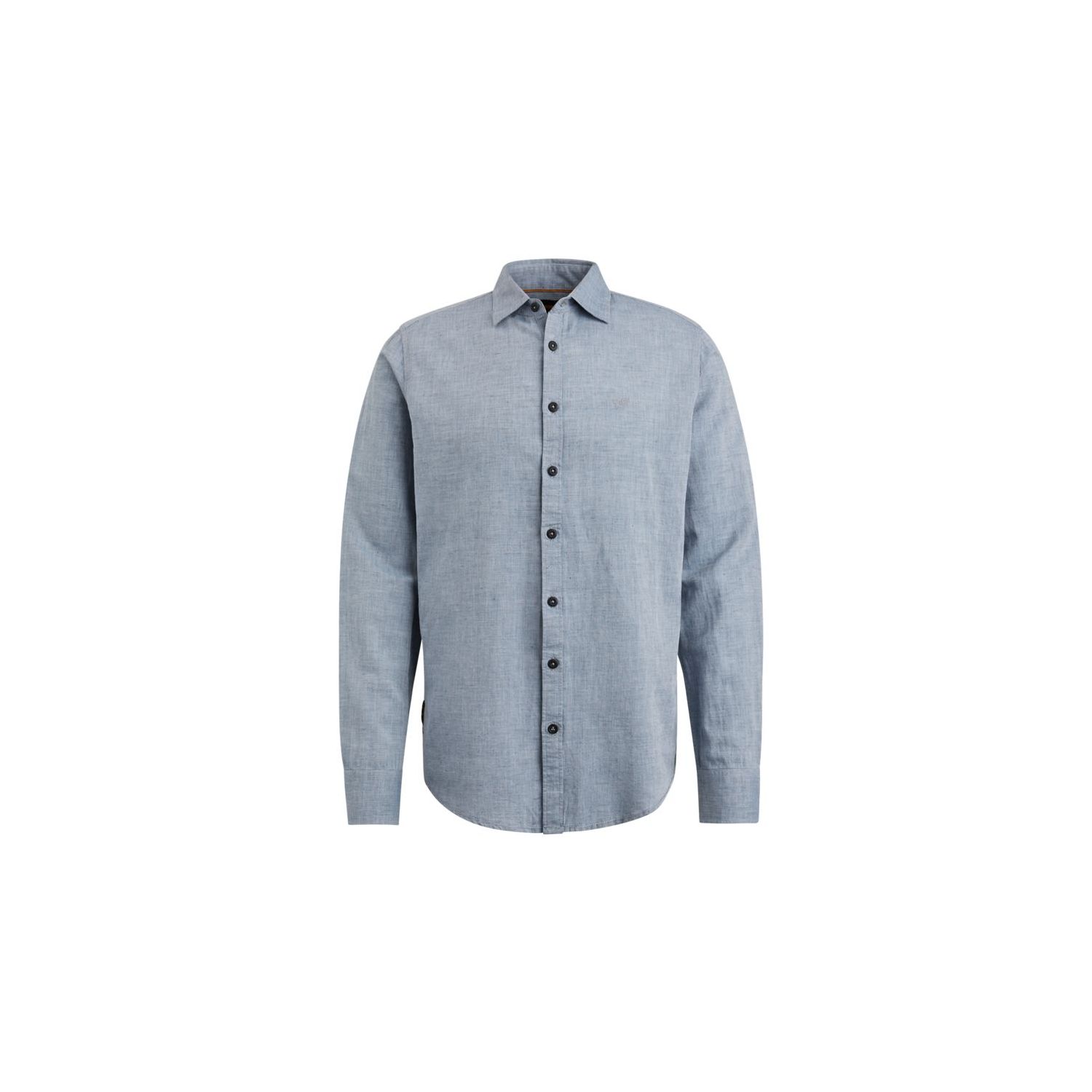 PME legend long sleeve shirt ctn/linen dark blue