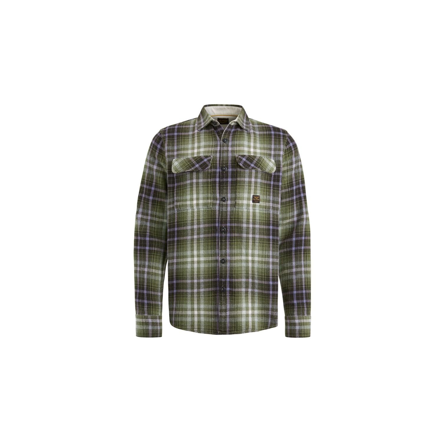 Pme legend  l/s shirt heavy twill check rosin