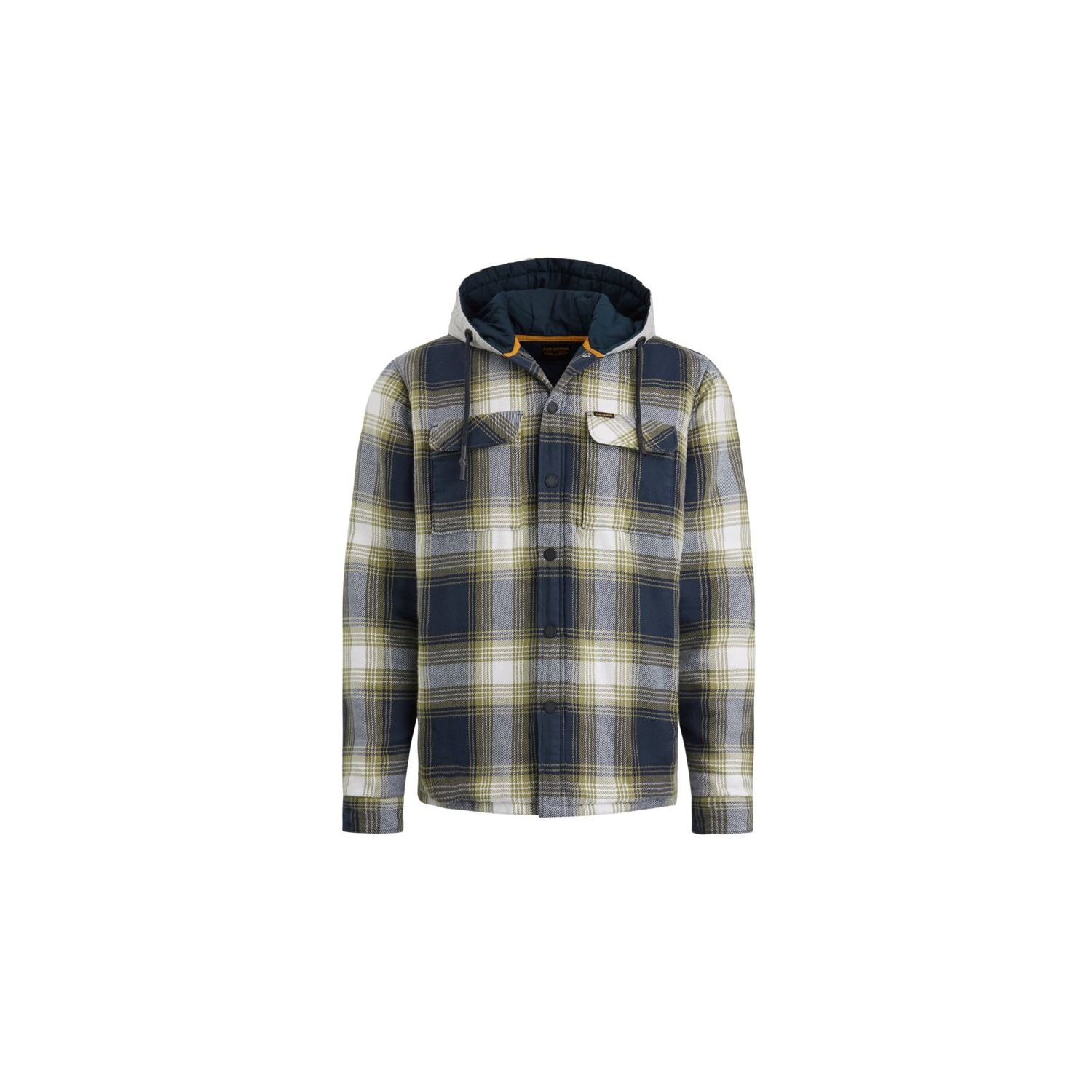 Pme legend  l/s shirt flanel check quilted salute