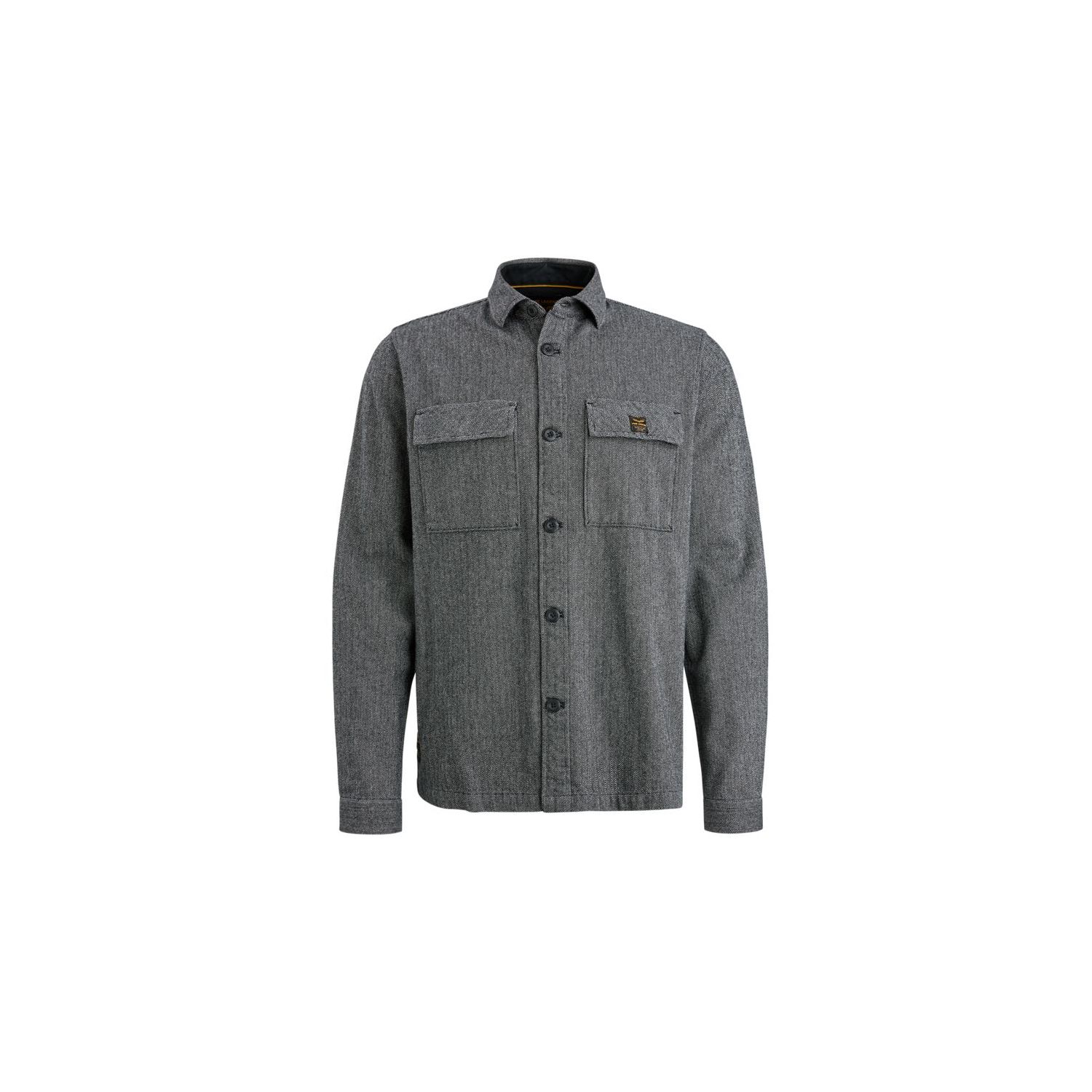 Pme legend long sleeve shirt tweedlook black onyx