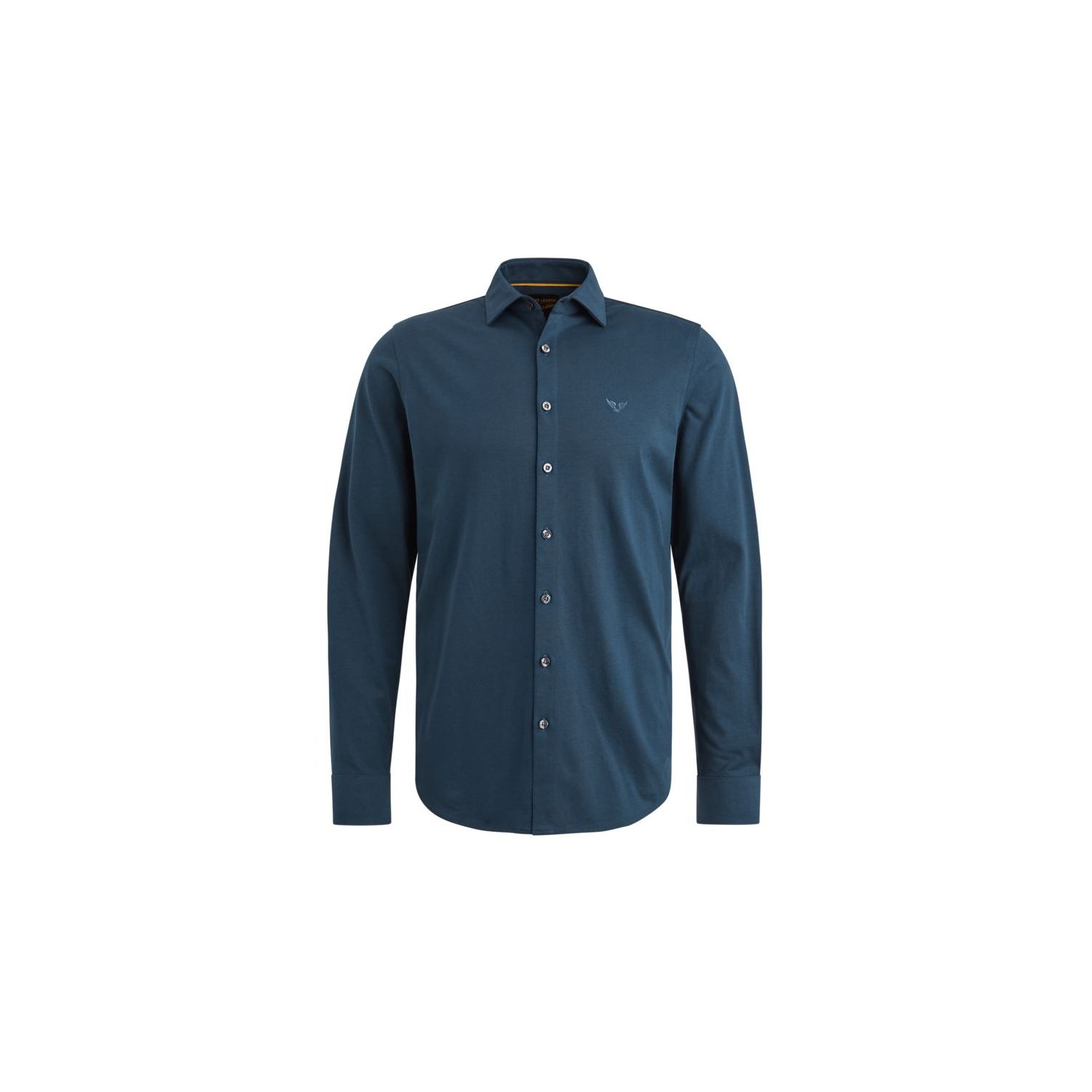 Pme legend long sleeve shirt satin jersey navy