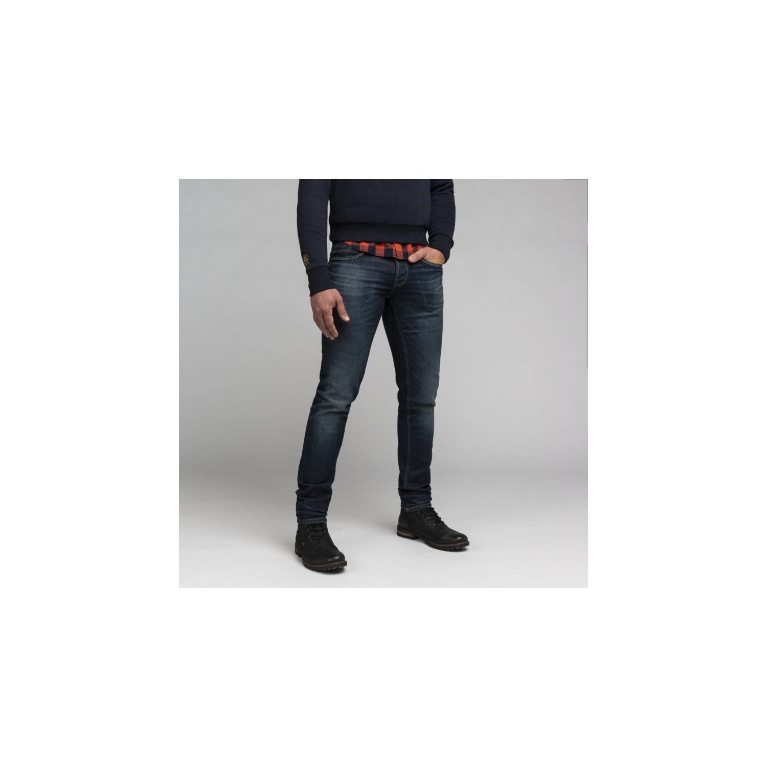 PME legend XV stretch denim dark blue denim