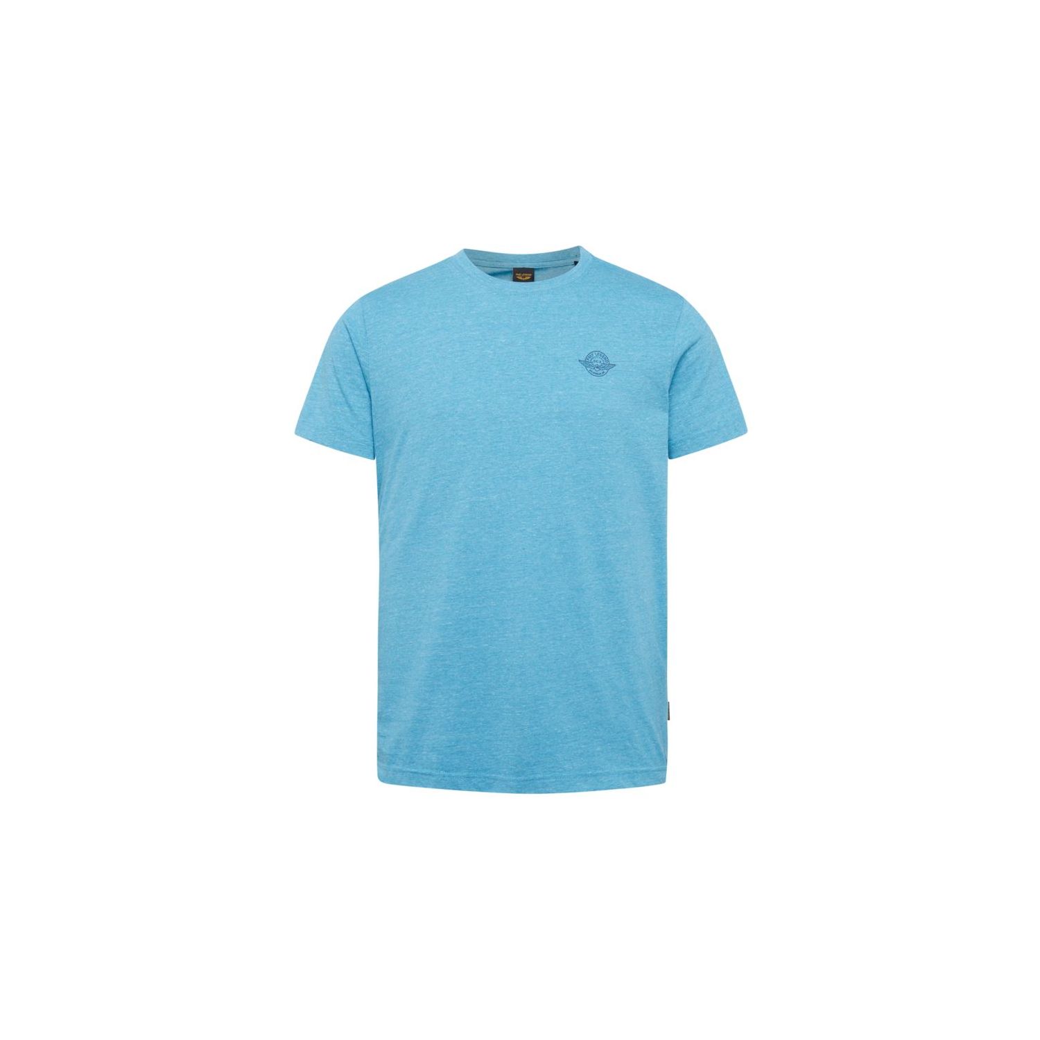 Pme legend s/s r-neck t-shirt melange jersey blue