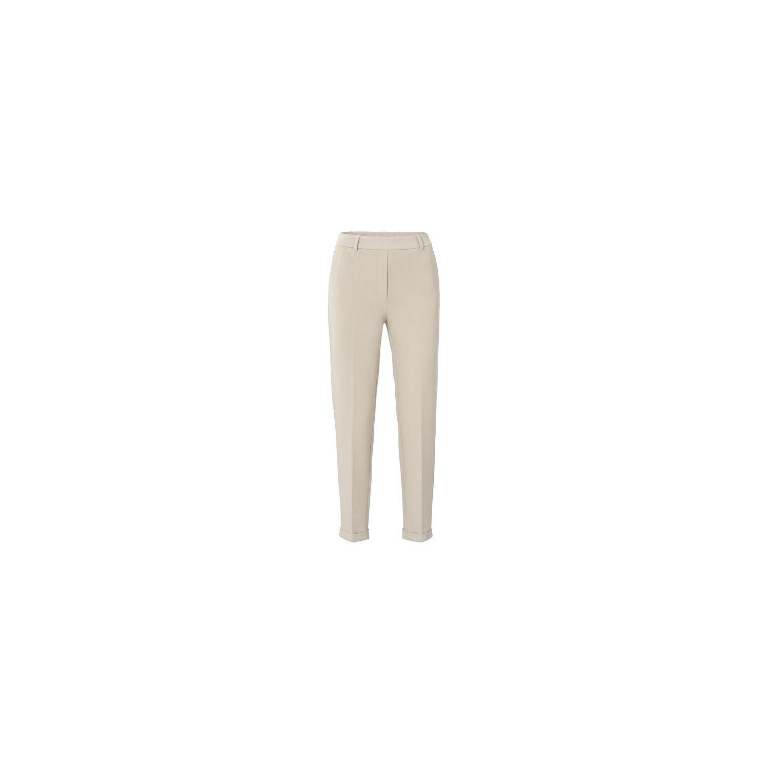 YAYA trousers straight leg feather grey