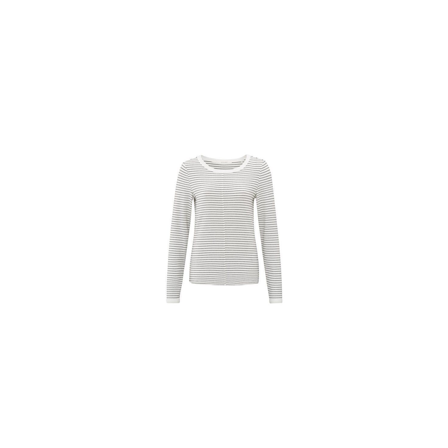 YAYA striped long sleeves blanc white dessin