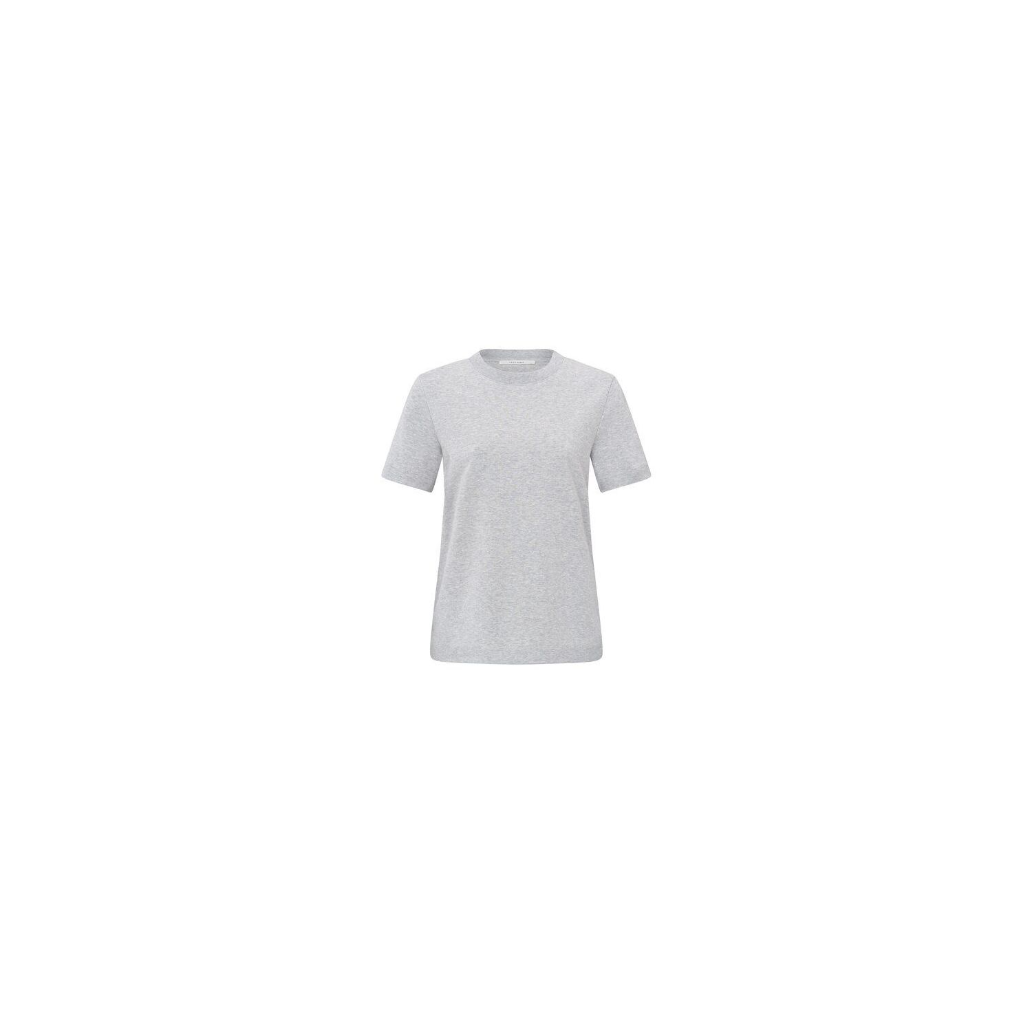 YAYA round neck t-shirt medium grey melange