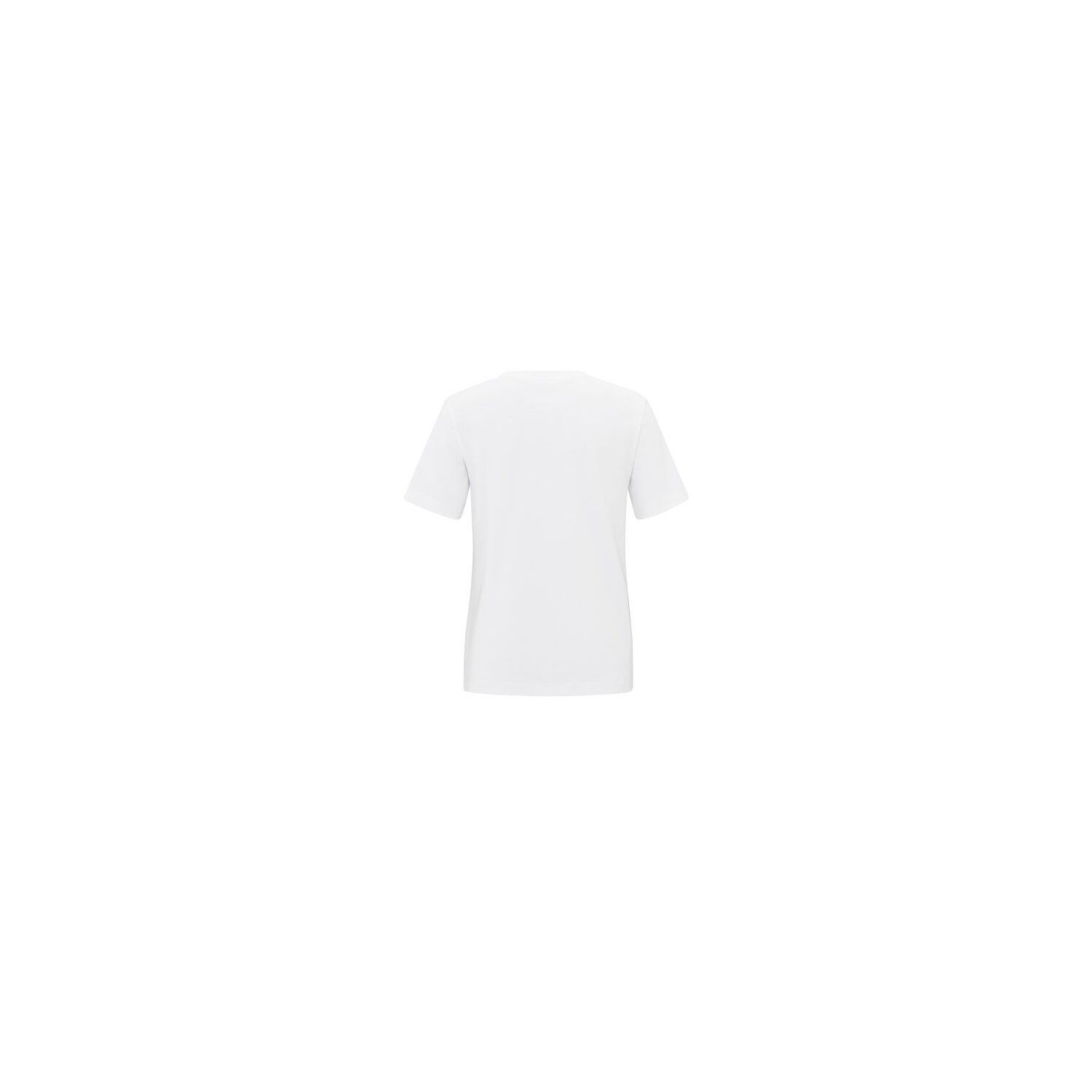 YAYA t-shirt round neck relaxed fit pure white